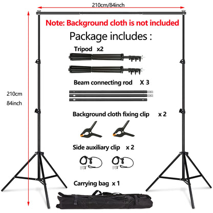 Backdrop Stand Photography Support System for Studio Use