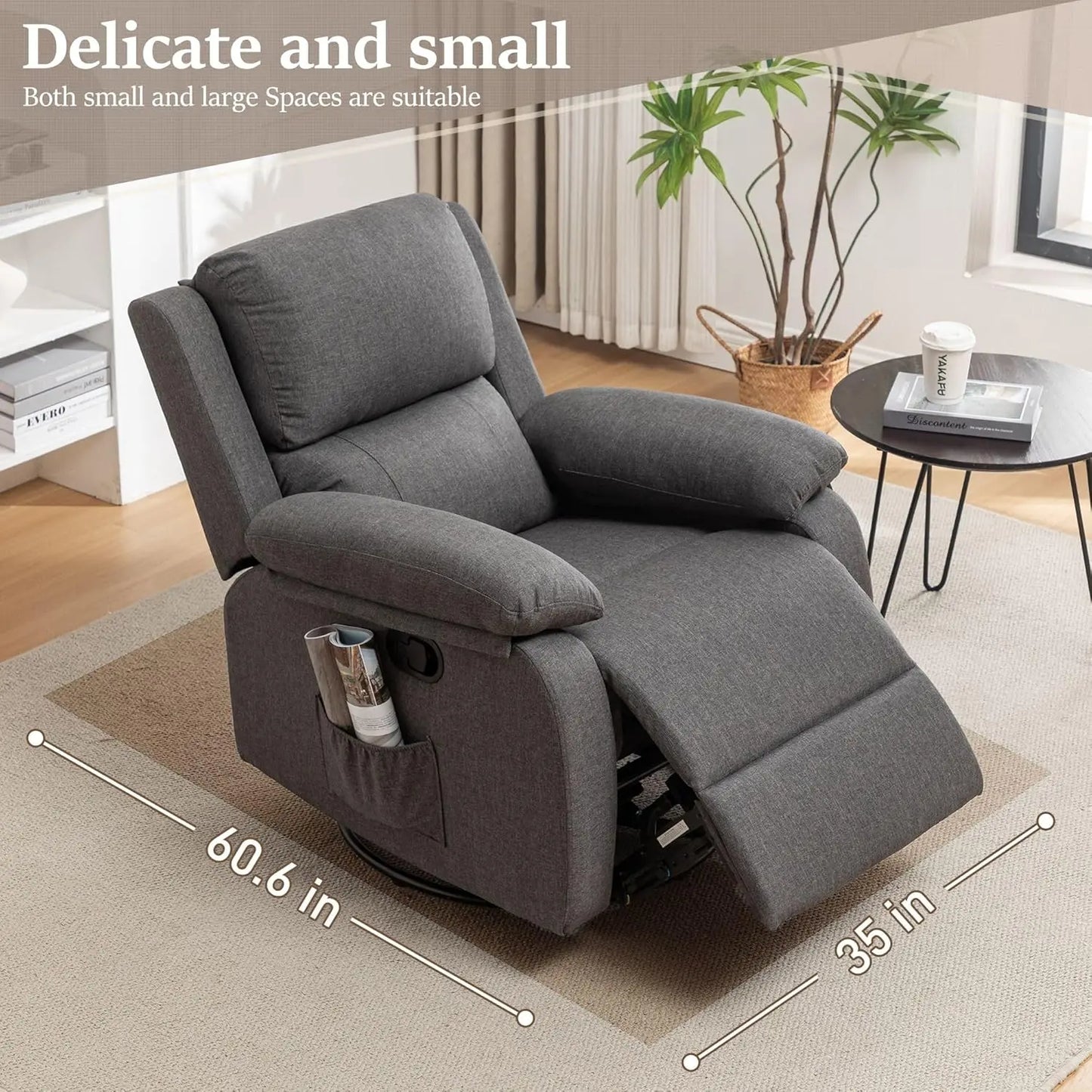 Swivel Rocker Recliner Chair for Comfort and Relaxation