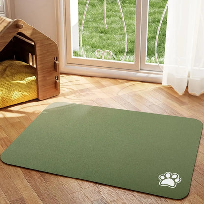 Absorbent Pet Feeding Mat for Easy Cleanups and Quick Drying