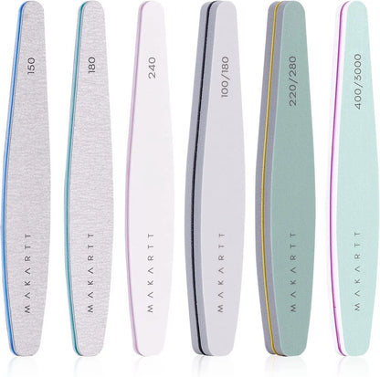 Makartt Professional Nail File and Buffer Set for Acrylic Nails