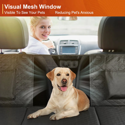 Dog Car Back Seat Extender and Protector Hammock for Pets