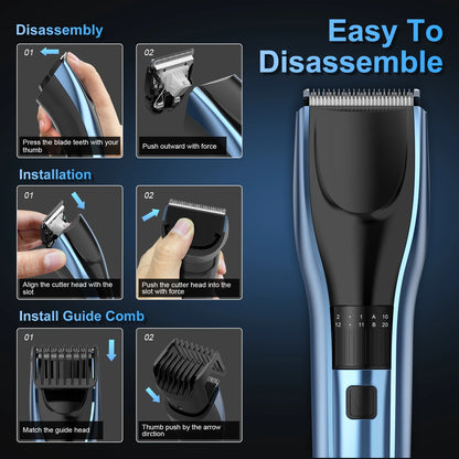Sejoy Rechargeable Hair Trimmer With LED Display For All Users