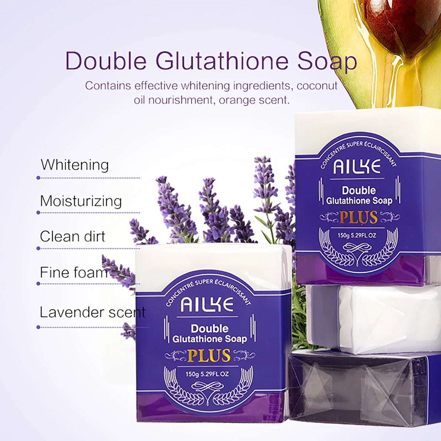 AILKE Anti Spots Smooth Skin Soap Scented Bar for Skin