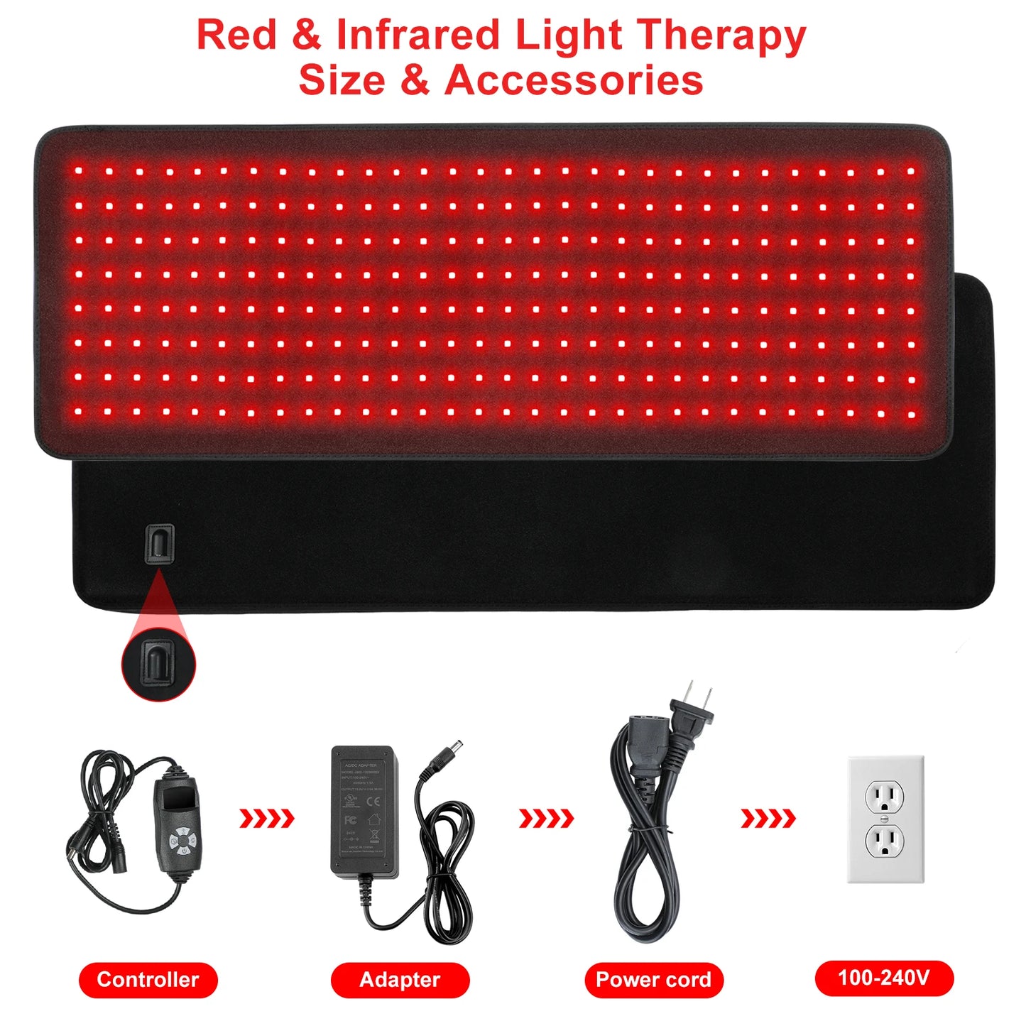 Red Light Therapy Mat for Full Body Relaxation and Healing