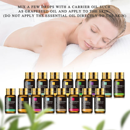 MAYJAM 28 Piece Pure Essential Oils Gift Set for Relaxation