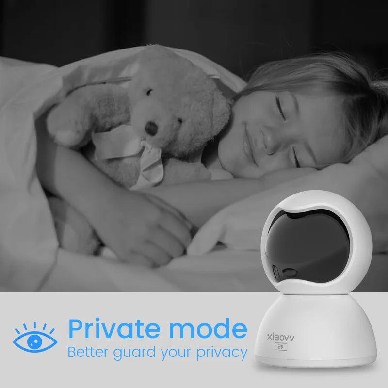 Smart Wireless Indoor Security Camera with Auto Tracking Feature