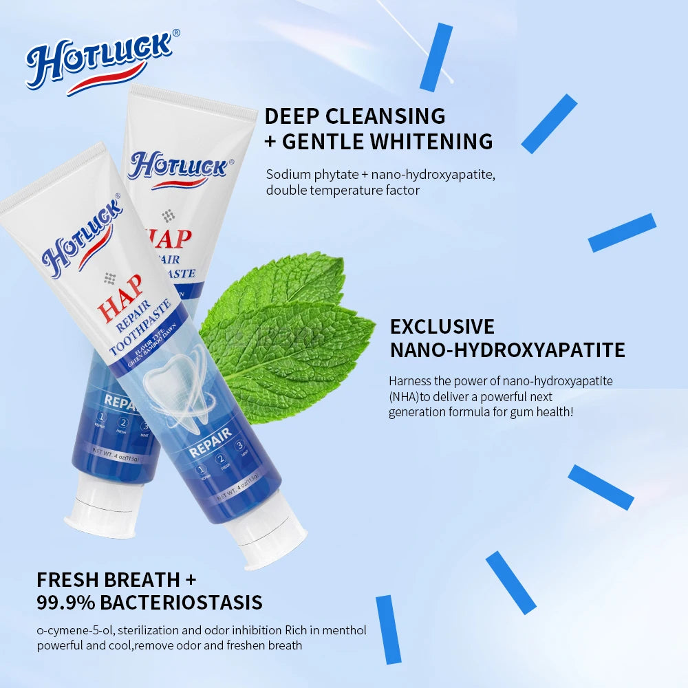 Fluoride Free Nano Hydroxyapatite Toothpaste for Sensitive Whitening Relief