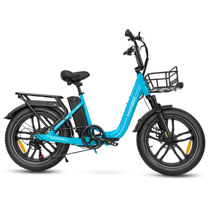 Samebike C05 Pro 500W 20 Inch Folding Electric Bike for Adults 36V 13AH Battery Fat Tire Bicycle 35km/h City Ebike
