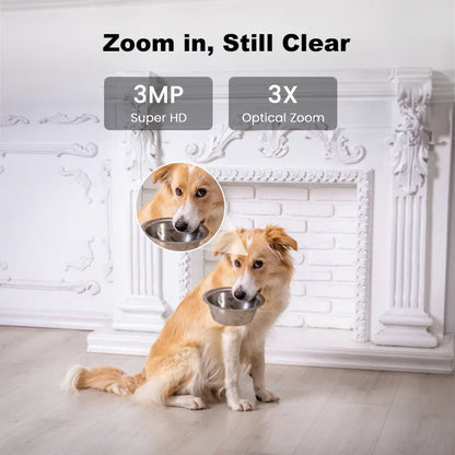 Smart Wireless Indoor Security Camera with Auto Tracking Feature