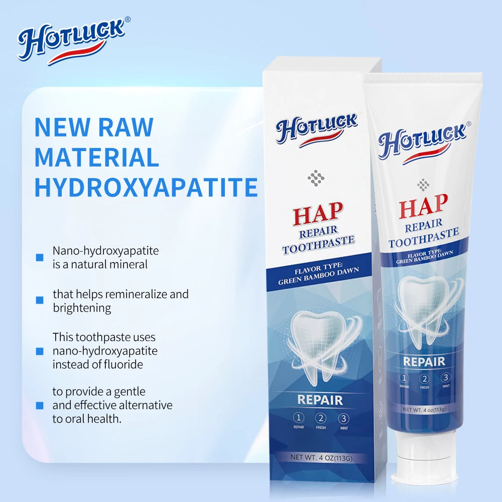 Fluoride Free Nano Hydroxyapatite Toothpaste for Sensitive Whitening Relief