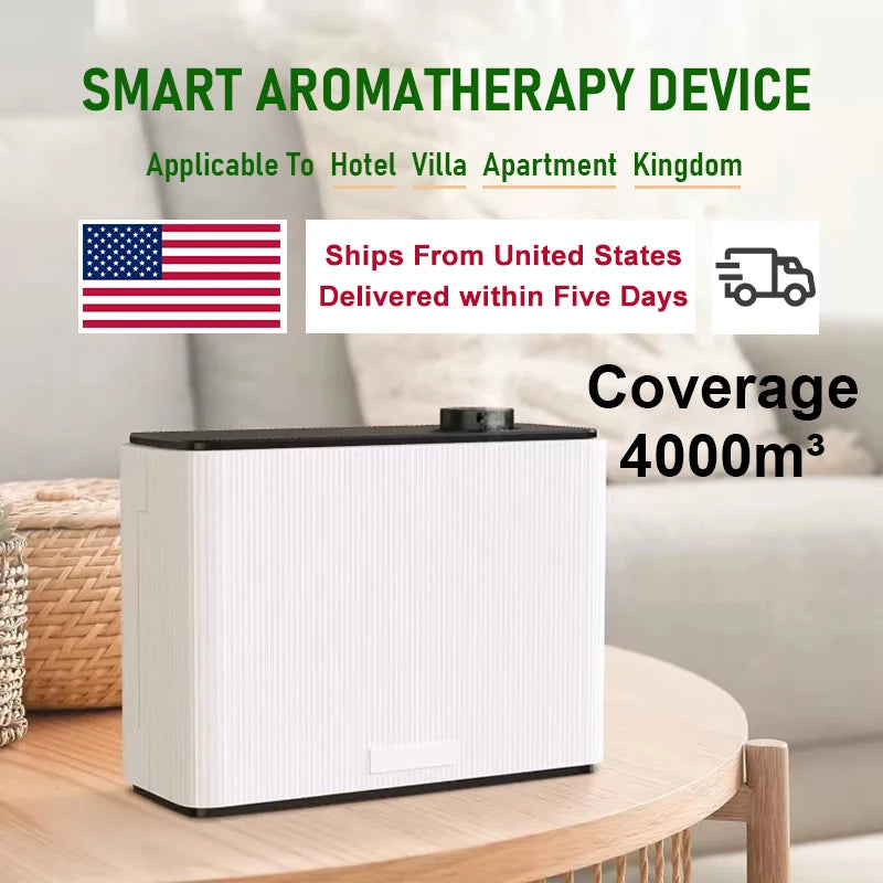 Smart Electric Aroma Diffuser with Bluetooth for Home and Spa
