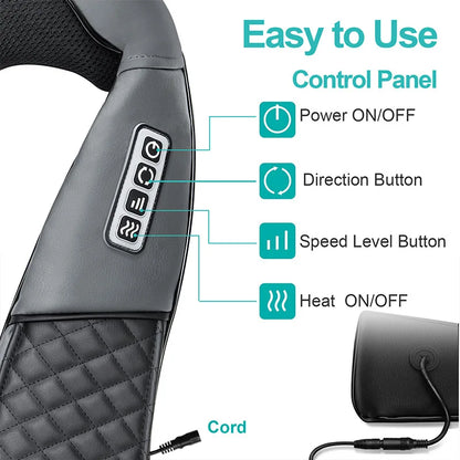 Medcursor Electric Neck And Back Massage Pillow for Relaxation
