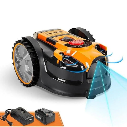 Smart Robot Lawn Mower with Optical Navigation for Easy Yard Care