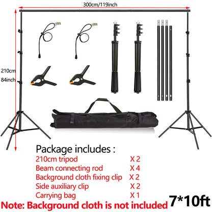 Backdrop Stand Photography Support System for Studio Use