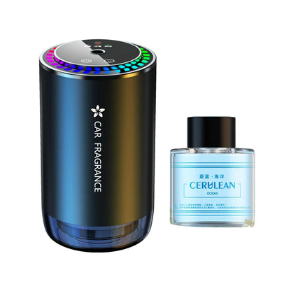 Smart Car Air Freshener with Star Projector & Essential Oil Diffuser