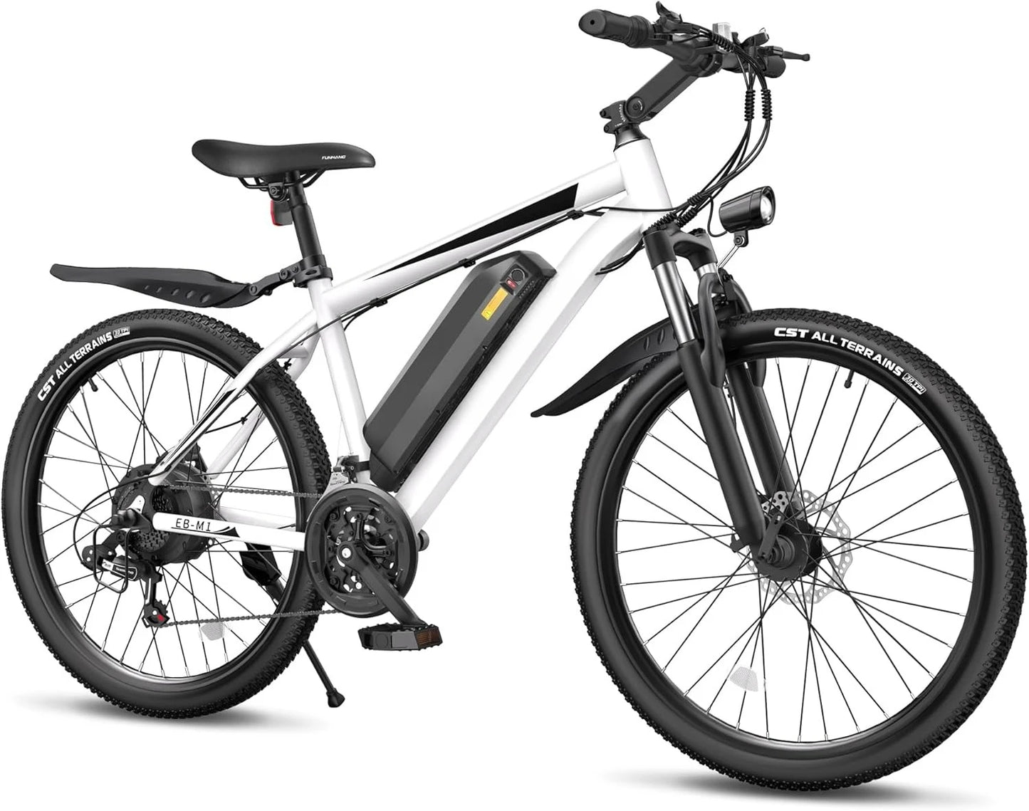 Powerful Commuter Electric Bike with Adjustable Features and Speed