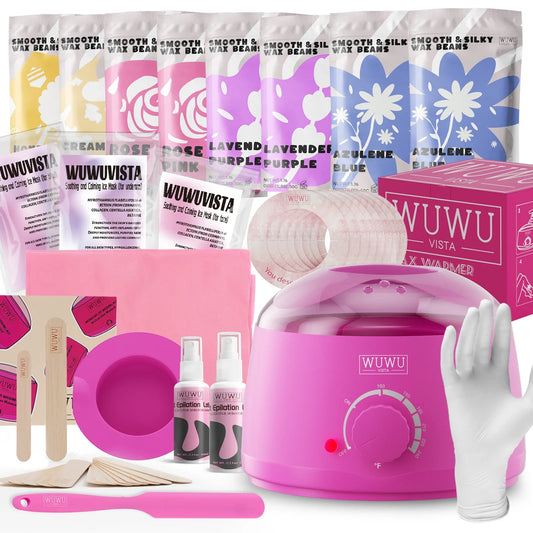 WUWUVISTA Complete Waxing Kit for Effortless Hair Removal