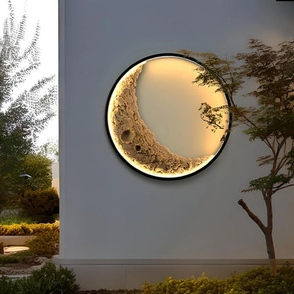 3D Moon Wall Lamp Indoor and Outdoor Lighting for Home Decor
