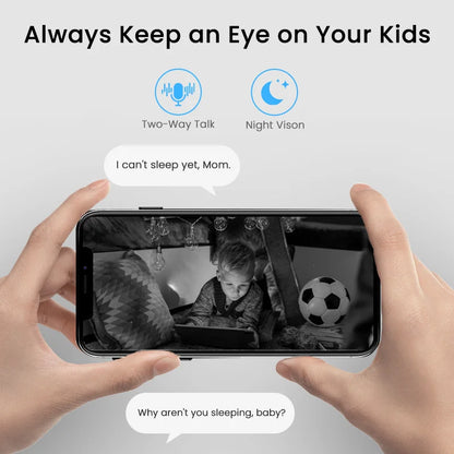 Smart Wireless Indoor Security Camera with Auto Tracking Feature