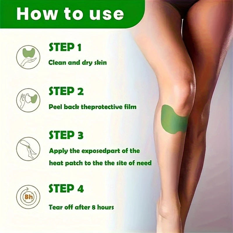 Herbal Pain Relief Patches for Knees Neck Shoulders and Waist
