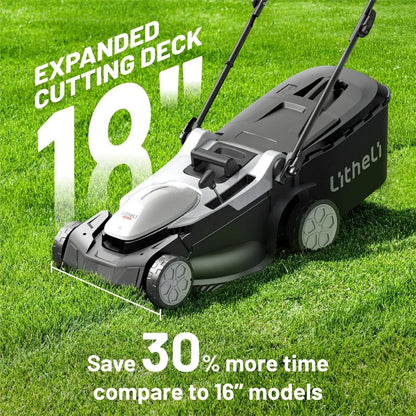 Litheli Electric Self Propelled Lawn Mower for Effortless Gardening
