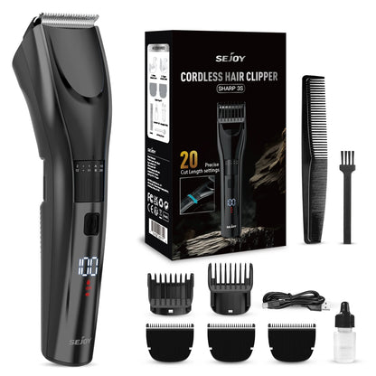 Sejoy Rechargeable Hair Trimmer With LED Display For All Users