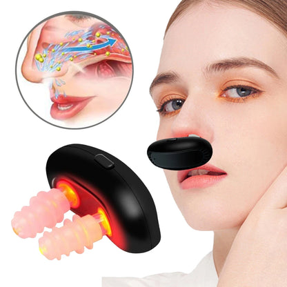 Cordless Red Light Nasal Therapy for Improving Nasal Ventilation
