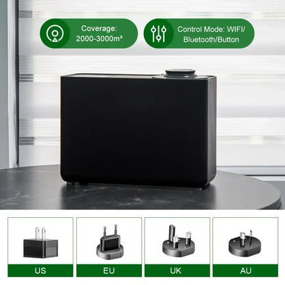 Smart Electric Aroma Diffuser with Bluetooth for Home and Spa