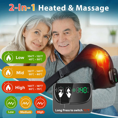 Electric Heating Pad Massager for Arthritis Pain Relief Therapy
