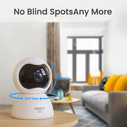 Smart Wireless Indoor Security Camera with Auto Tracking Feature