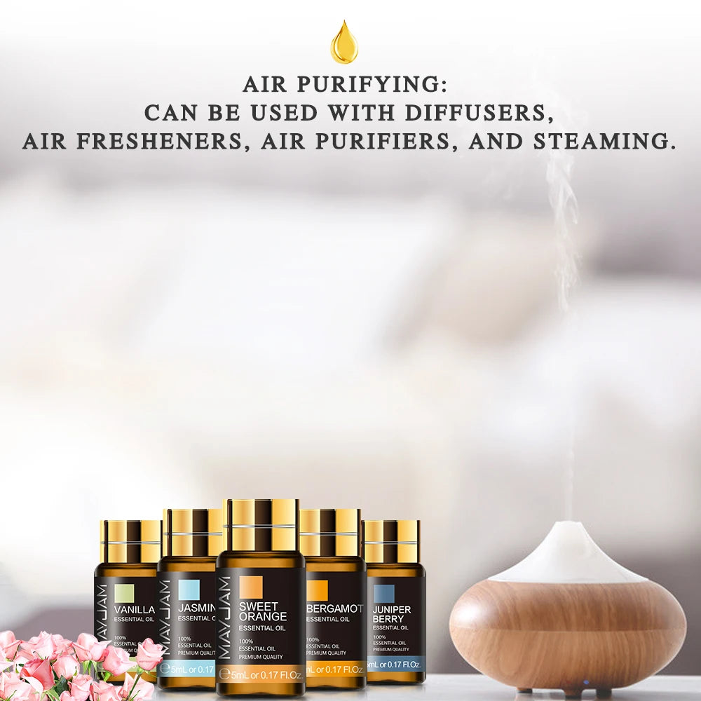 MAYJAM 28 Piece Pure Essential Oils Gift Set for Relaxation