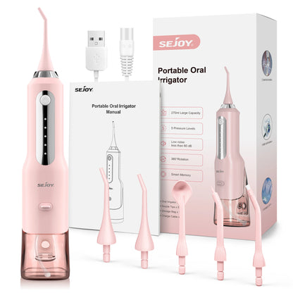Sejoy Rechargeable Oral Irrigator for Effective Dental Care