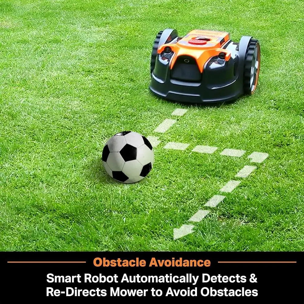 Smart Robot Lawn Mower with Optical Navigation for Easy Yard Care