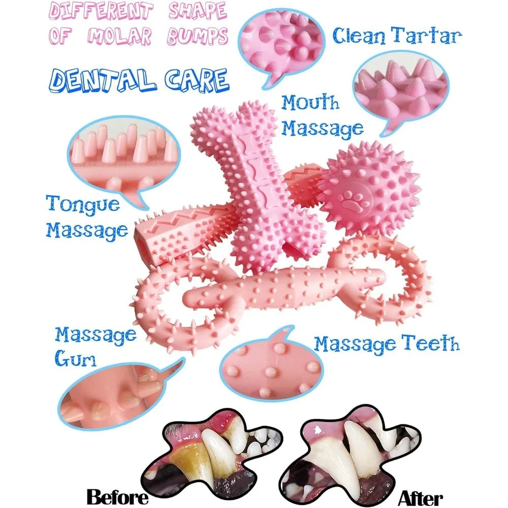 Interactive Chew Toys for Small Puppies and Teething Relief