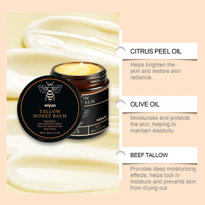 Wiyun Tallow Honey Hydrating Moisturizing Cream Silky Skin
