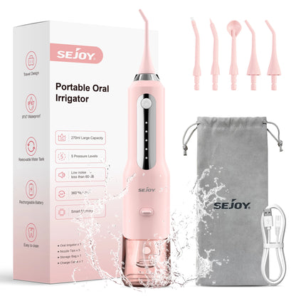 Sejoy Rechargeable Oral Irrigator for Effective Dental Care