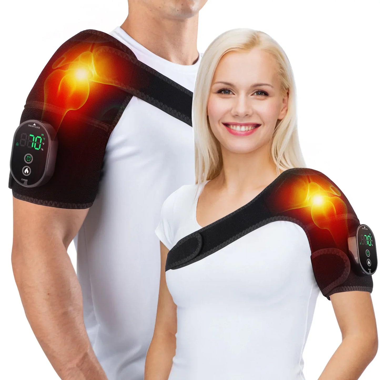 Wireless Electric Heating Brace for Shoulder and Knee Support