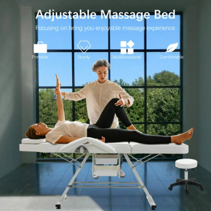 Multi-Purpose Massage Salon Chair and Hydraulic Stool Combo