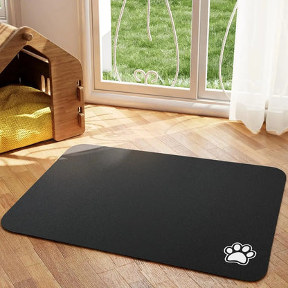 Absorbent Pet Feeding Mat for Easy Cleanups and Quick Drying