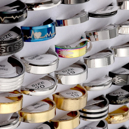 Trendy Stainless Steel Rings for Men and Women Party Gifts