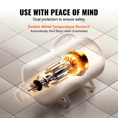 High-Power Adjustable Pet Blow Dryer with Nozzles and Hose