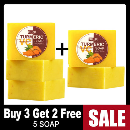 AILKE Organic Turmeric Skin Care Set for Acne and Skin Tone