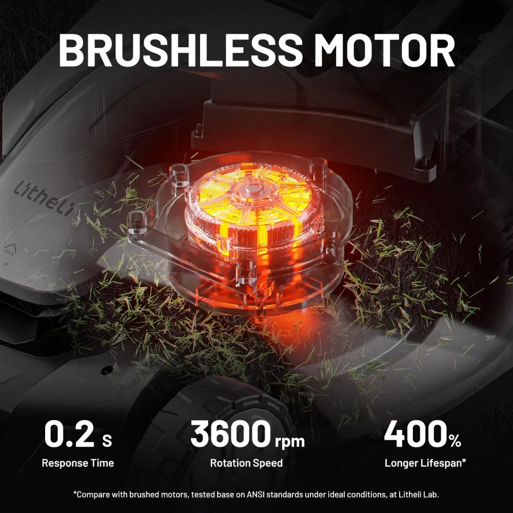 Litheli Electric Self Propelled Lawn Mower for Effortless Gardening