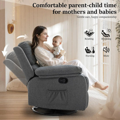 Swivel Rocker Recliner Chair for Comfort and Relaxation