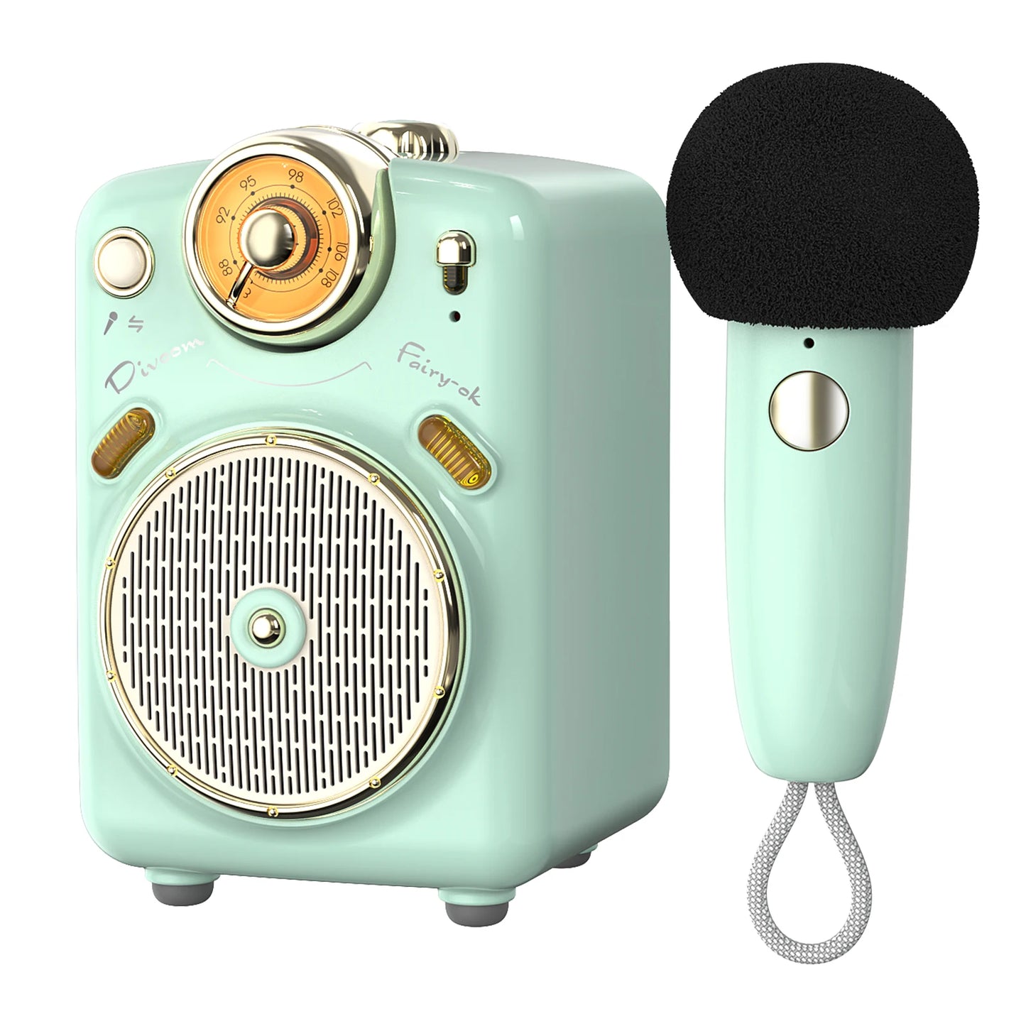 Divoom Fairy-OK Mini Karaoke Speaker with Voice Change Feature