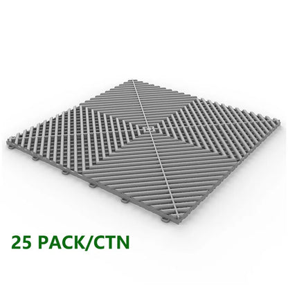 Interlocking Garage Floor Tiles With Drainage For Non Slip Floors
