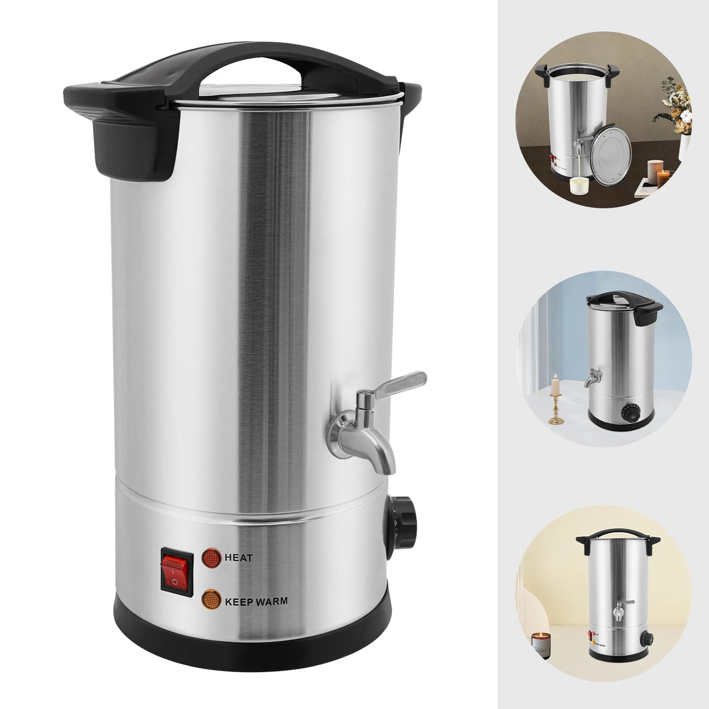 Electric Wax Melter for DIY Candle Making and Beauty Treatments