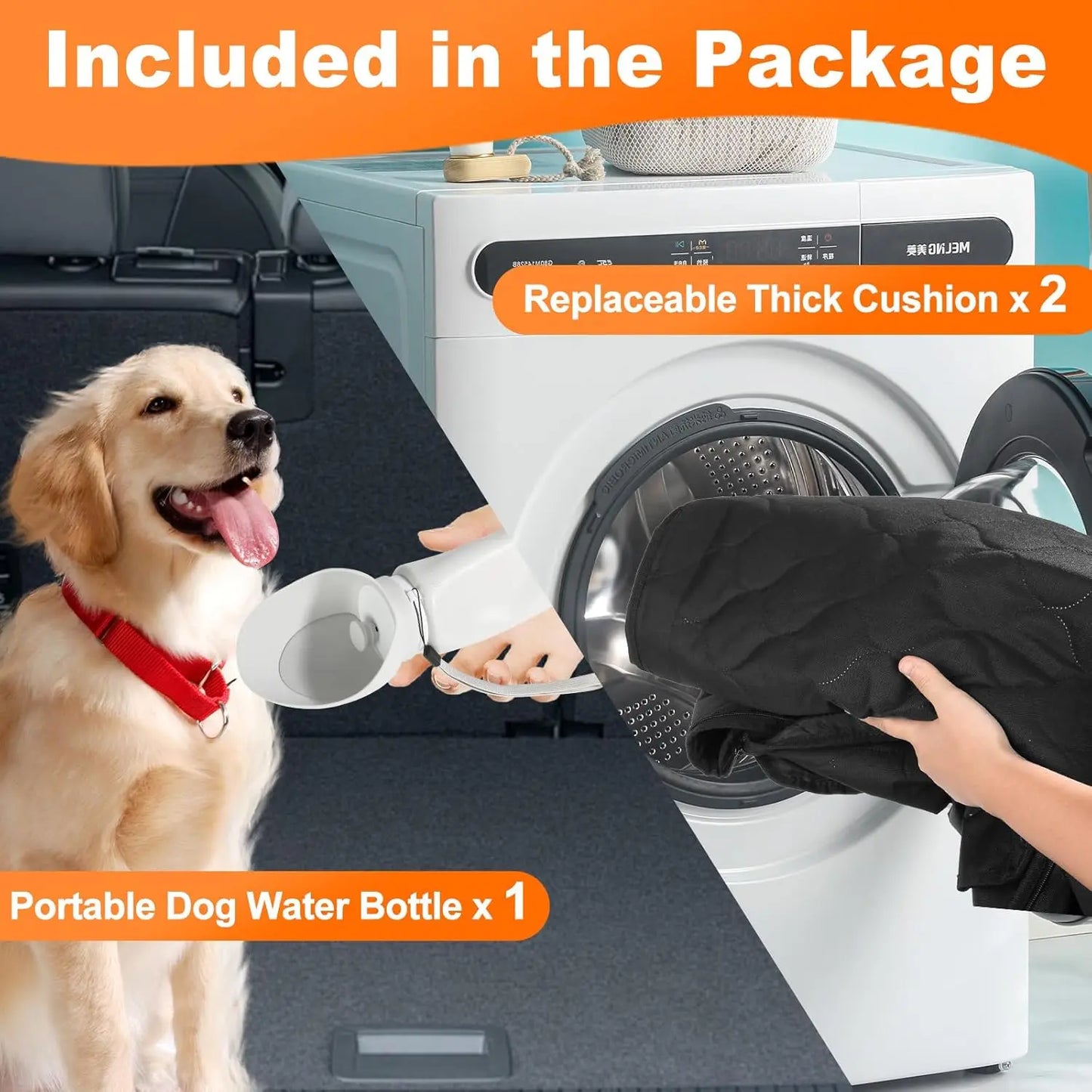 Back Seat Extender Dog Car Hammock for Ultimate Comfort