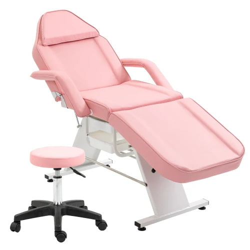 Multi-Purpose Massage Salon Chair and Hydraulic Stool Combo