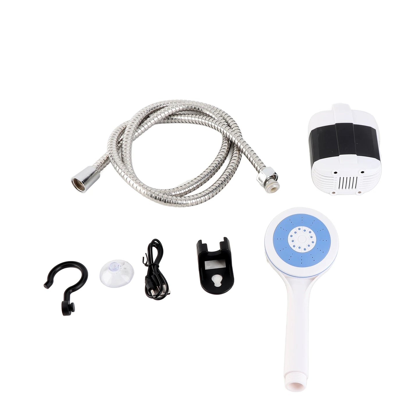 Portable USB Rechargeable Shower Pump for Camping and Cleaning